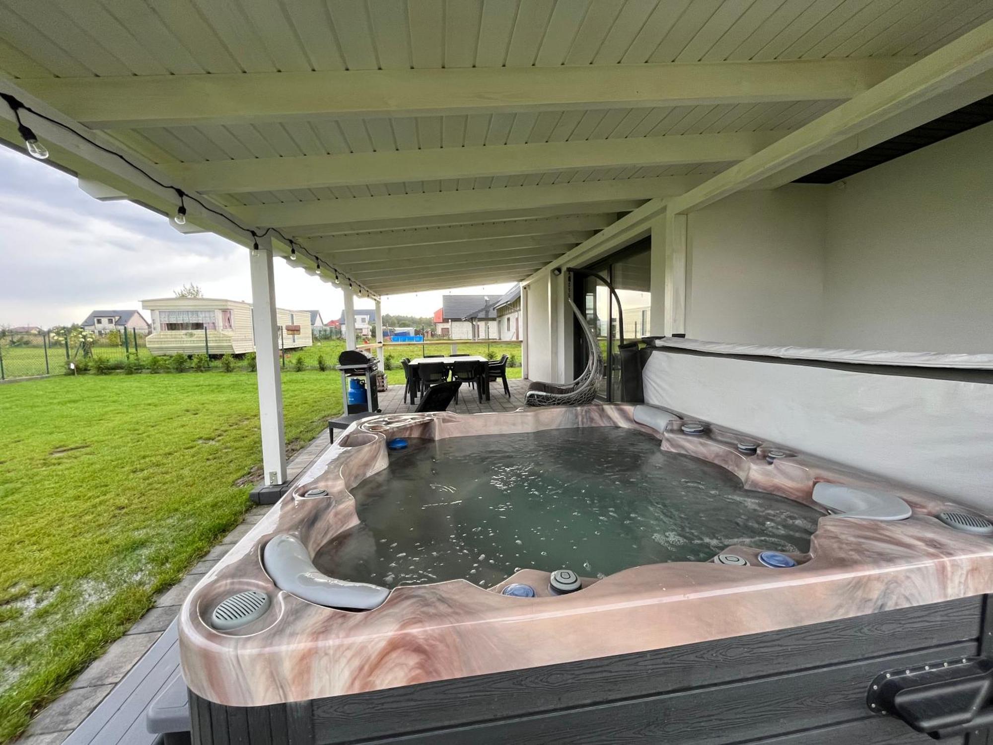 Mieroszyno Dom Nad Morzem Z Jacuzzi 10 Osob Morze Przygod 빌라 외부 사진